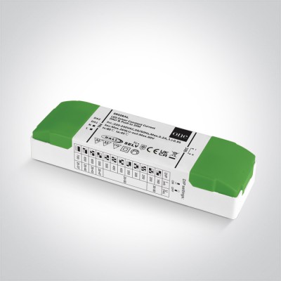 LED zdroj II DALI-PUSH 160mA-700mA 26W Napájecí zdroj pro LED, vstup 230V, nast. výstup podle přepnačů 160mA/200mA/250mA/300mA/350mA/400mA/450mA/500mA/550mA/600mA/650mA/700mA, 26W  stmívání DALI/PUSH, IP20, rozměry 130x25x42mm.