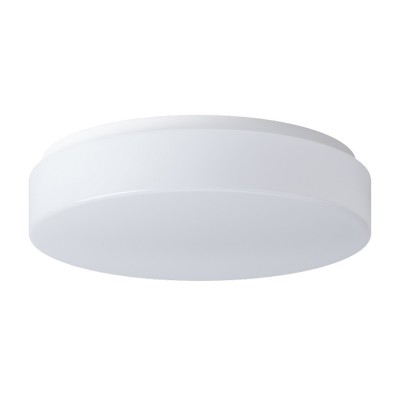 DELIA 1 LED-1L14C03KN62 IP54 15W DALI Stropní, přisazené svítidlo, základna kov, povrch bílá, difuzor plast opál, LED 15W, 2110lm, neutrální 4000K, stmív DALI, 230V, do koupelny IP54, IK10, tř.1, d=300mm, h=75mm