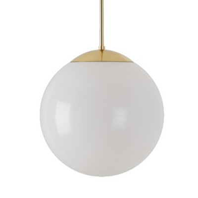 ISIS P2 Z11 E27 1x7W D=300mm Závěsné svítidlo, základna kov, povrch mosaz, difuzor PE opál, pro žárovku 1x7W, E27, 230V, IP40, tř.1, rozměry d=300mm, vč tyčového závěsu l=400mm