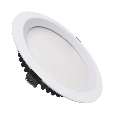 ESCO 24W, CCT Podhledové svítidlo, těleso kov, rámeček bílá, difuzor plast opál, LED 24W, 2335lm, přepínatelná CCT  teplota teplá 3000K, neutr 4000K, denní 6000K, Ra80, 230V, IP44, rozměry d=175mm, h=60mm