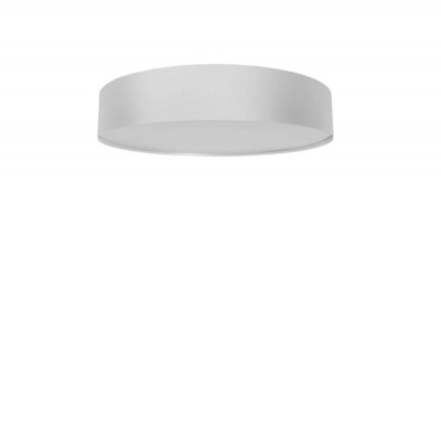 FENDY 27W Stropní přisazené svítidlo, těleso kov, povrch bílá, difuzor plast opál, LED 27W, 2600lm, teplá 3000K, 230V, IP20, rozměry d=220mm, h=55mm.