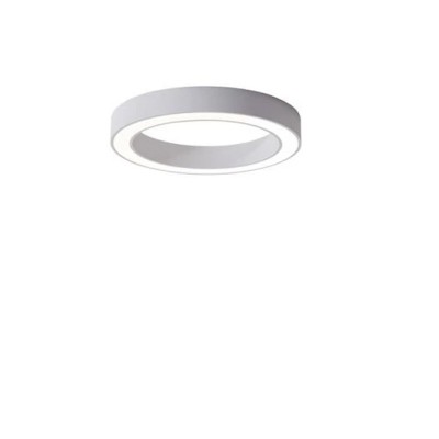 MANUA 60W CCT TUYA Wifi Stropní přisazené svítidlo, hliník, bílá, dif plast opál, LED 60W, 3600lm, ovl smart telefon Tuya, WiFi, nebo dálk. ovl (součástí), nast CCT teplá 3000K-neutr 4000K, 230V, stmív, d=800mm, h=80mm