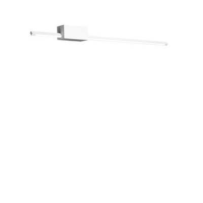 PULTIF 20W Nástěnné svítidlo, nastav. směr svícení, těleso hliník, povrch bílá, difuzor plast opál, LED 20W, 1231lm, teplá 3000K, 230V, IP20, tř.1, rozměry 900x63x45mm.