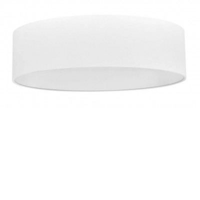 FENDY 84W CCT DALI Stropní svítidlo, těleso kov, povrch bílá, difuzor plast opál, LED 84W, 8430lm, přepín CCT teplá 3000K-denní 6000K, stmív. DALI, Ra90, 230V, IP20, rozměry d=600mm, h=65mm.