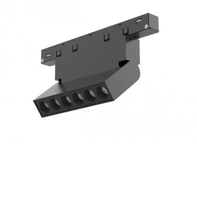 KUPR 12W TUYA Bodové svítidlo do mag. systému, buňkové, nast. směr svícení, kov, černá, smart Tuya, bluetooth, LED 12W, 720lm, teplá 3000K, mob. tel. stmív, vyz. úhel 40°, 48V, IP20, rozměry 219x104x22mm.