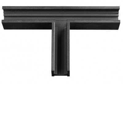 HOROS ECO "T" spojka MG 48V T-konektor, spoj pro magnetický systém, materiál hliník, povrch černá, 48V, rozměry 100x174mm.