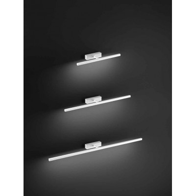ZAFAR WL 16W IP44 Nástěnné svítidlo k zrcadlu, nastav. směr svícení, těleso hliník, povrch bílá, dif plast, LED 16W, 1120lm, přepín CCT teplá 3000K-neutr 4000K-denní 6000K, Ra80, do koupelny IP44, rozměry 770x45x155mm.