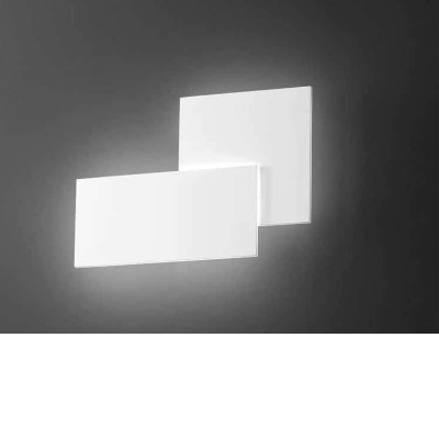 ZELIA WL 23W Nástěnné svítidlo, nepřímé svícení, základna hliník, povrch bílá mat/tm. šedá, dif. plast opál, LED 23W, 1840lm, Ra80, 230V, IP20, tř.1, rozměry 350x240x46mm.