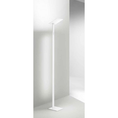 ZEISI FL 24W+10W CCT Stojací lampa, nast. směr svícení, těleso hliník, povrch bílá, dif plast opál, LED 24W+10W, 2160lm+900lm, dotyk CCT teplá 3000K-denní 6000K, stmívání, 230V, IP20, tř.3, rozměry 190x240mm, h=1800mm.