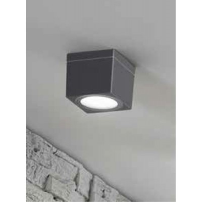 GURIDI SQ PL 1x18W GX53 IP65 Stropní venkovní svítidlo, těleso hliník, povrch černá antracit/bílá mat/hnědá, difuzor sklo opál, pro žárovku 1x18W, GX53, 230V, IP65, tř.1, rozměry 86x86x72mm.