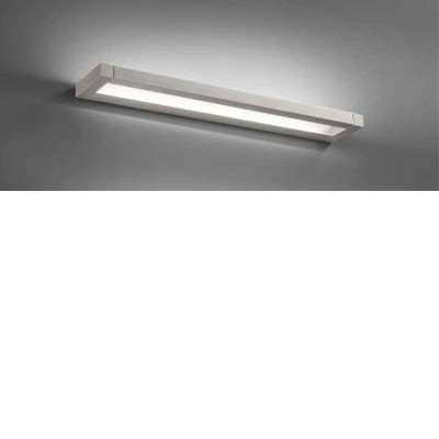 BOBING WL 12W CCT Nástěnné svítidlo, nast. směr svícení, těleso hliník, povrch broušený, dif plast opál, LED 12W, 960lm, přepín. CCT teplá 2700K-3000K-neutr 4000K, Ra80, 230V, IP20, rozměry 392x25x110mm.