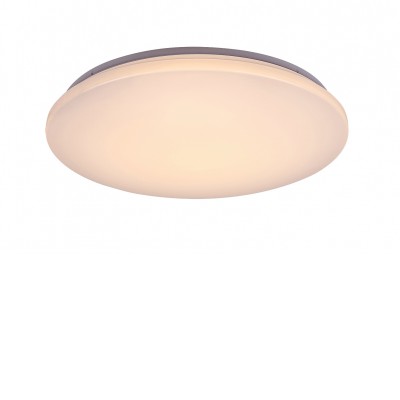 GALEGA 24W/48W, CCT Stropní svítidlo, těleso kov, povrch bílá, dif plast opál, LED 24W/1950lm, 48W/3380lm, nastavit. teplota pomocí Bluetooth CCT teplá 3000K - denní 6200K, stmív, 230V, IP20, rozměry dle typu.