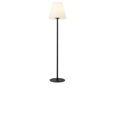 KRISTIAN 1X23/43W E27 Venkovní stojací lampa, základna kov, povrch bílá mat/tmavě šedá, stínítko polyetylen bílá opál, UV odolné, pro žárovku 1x23/34W E27, 230V, IP65, tř.2, rozměry dle typu