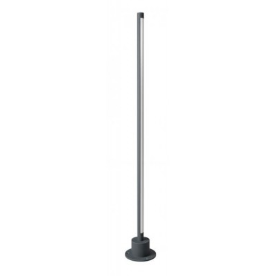 ADUSTA 10W Sloupkové venkovní svítidlo, těleso hliník, povrch tmavě šedá, difuzor plast opál, LED 10W, teplá 3000K, 495lm, Ra80, 230V, IP54, tř.1, rozměry d=22mm, h=900mm.