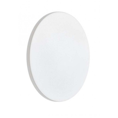 OCUTEIN 18W, IP54 Nástěnné venkovní svítidlo, nepřímé svícení, těleso hliník, povrch bílá mat, dif plast opál, LED 18W, teplá 3000K, 635lm, 230V, IP54, tř.1, rozměry d=240mm, h=55mm.