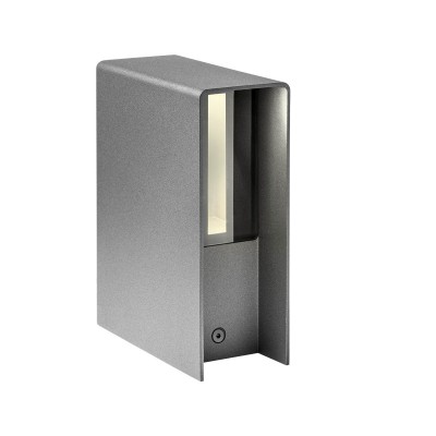 VERONICO WL 11W IP65 Nástěnné venkovní svítidlo, těleso hliník, povrch tmavě šedá/hnědá, krycí sklo čiré, LED 11W, teplá 2700K/310lm, 3000K/322lm, vyzař. úhel 3,5°, Ra80, 230V, IP65, tř.1, rozměry 60x170x125mm