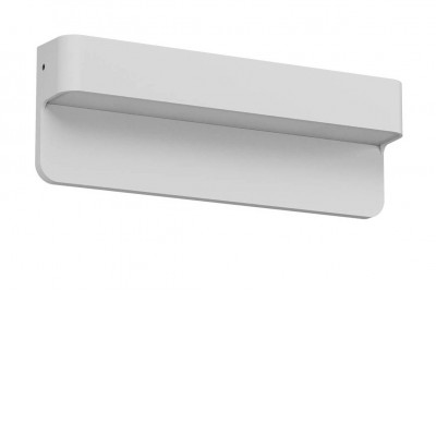 ALBEDO WL 4,5W 230V Nástěnné venkovní svítidlo, těleso hliník, povrch bílá mat, dif plast opál, LED 4,5W, 255lm-264lm, přepín CCT teplá 2700K-3000K, vyzař úhel 80°, Ra80, 230V, IP65, tř.3, rozměry 200x70x33mm, svítí dolů