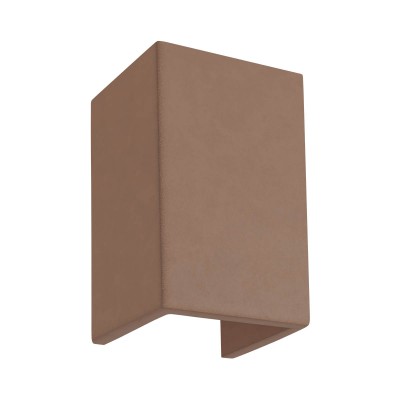 PERIHEL WL 2x6W IP54 Nástěnné venkovní svítidlo, těleso beton, povrch hliněná, LED 2x6W, 760lm, teplá 2700K, vyzař. úhel 0°/90°, Ra80, 230V, IP54, tř.1, rozměry 120x200x112mm, svítí nahoru/dolů.