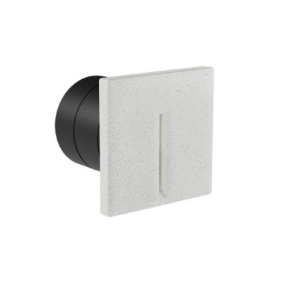 HOKU WL I 2,5W IP65 Vestavné venkovní svítidlo do stěny, těleso beton, povrch slonová kost, LED 2,5W, 29lm, teplá 3000K, vyzař. úhel 40°, Ra90, 230V, IP65, rozměry 100x100x90mm, svítí dolů.