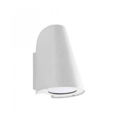 FREDENSBORG I, 1x35W, GU10, IP44 Nástěnné venkovní svítidlo, těleso kov, povrch bílá, kryt sklo, pro žárovku 1x35W, GU10, 230V, IP44, rozměry 125x177x130mm.