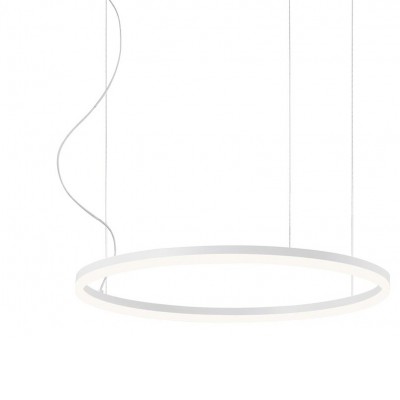 CIRCULUM WS 1x Závěsné svítidlo, těleso hliník, povrch bílá, difuzor plast opál, LED 66W, 7983/5652lm, neutrální 4000K, Ra80, stmív. DALI, 230V, IP20, d=1000mm, vč.záv.kabelu h=2000mm, lze zkrátit