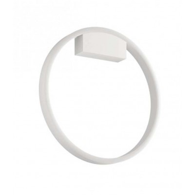 CLYPE RI 37W Nástěnné svítidlo, nepřímé svícení, těleso hliník a kov, povrch bílá mat, dif plast opál, LED 37W, teplá 3000K, 2405lm, stmív. STEP, Ra80, 230V, IP20, tř.1, rozměry d=600mm, h=50mm.
