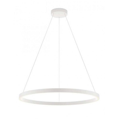 CLYPE R HL 62W Závěsné svítidlo, těleso kov, povrch bílá mat, LED 62W, neutrální 4000K, 4216lm, stmív. STEP, Ra80, 230V, IP20, tř.1, rozměry d=1000mm, vč závěs lanka l=2000mm, lze zkrátit.