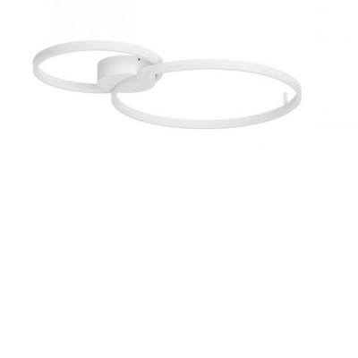 CIRCULUM WL D 88W, TRIAC, CCT Stropní svítidlo, těleso hliník, povrch bílá mat, difuzor plast opál, LED 88W, nastav. teplota CCT teplá 3000K-neutrální 4000K, 7819lm, Ra80, stmív. TRIAC, 230V, IP20, rozměry d=600mm+800mm, l=1265mm.