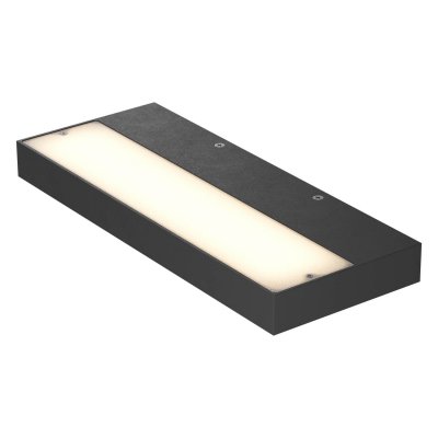ALTENAS WL 36W Nástěnné svítidlo, těleso hliník, povrch černá, difuzor plast opál, LED 36W, 2947lm,  teplá 3000K, 230V, IP20, tř.1, rozměry 323x32x130mm, svítí nahoru nebo dolů