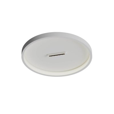 BIESBRO 39W + 13W, STEP Stropní přisazené svítidlo, těleso kov, povrch bílá, difuzor plast opál, LED 39W+13W, 2986lm, stmív. STEP, Ra90, 230V, IP20, tř.1. rozměry d=515mm, h=70mm.
