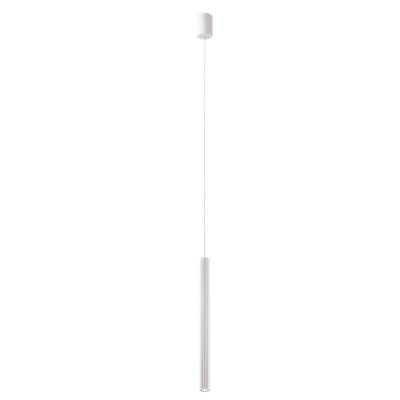 STRATU HL 8W Závěsné bodové svítidlo, základna hliník, povrch bílá, LED 8W, 403lm, teplá 2700K, Ra90, 230V, IP20, rozměry d=26mm, h=750mm, vč. závěs. kabelu l=1500mm, lze zkrátit.