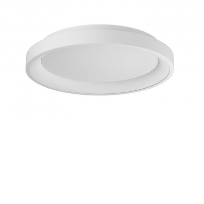 VENOSA 50W, STEP, CCT Stropní přisazené svítidlo, těleso hliník, povrch bílá, LED 50W, 2860lm-2892lm, přepín. CCT teplá 3000K-neutr 4000K, stmív. STEP, Ra90, 230V, IP20, tř.2, rozměry d=580mm.