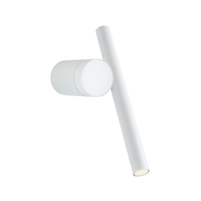 VELO WL 8,3W TRIAC Bodové svítidlo, nastav. směr svícení, základna hliník, povrch bílá, LED 8,3W, 498lm, 2700K, stmív. TRIAC, 230V, IP20, tř.1, rozměry 90x270x100mm.