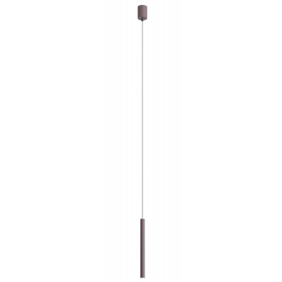 POLU HL 6,2W Závěsné bodové svítidlo, základna hliník, povrch hnědá-kávová, LED 6,2W, teplá 2700K, 481lm, 230V, IP20, d=25mm, h=750mm, vč. závěs. kabelu l=1500mm, lze zkrátit.
