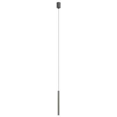 POLU HL 6,2W Závěsné bodové svítidlo, základna hliník, povrch kouřový nikl, LED 6,2W, teplá 3000K, 495lm, 230V, IP20, d=25mm, h=350mm, vč. závěs. kabelu l=1500mm, lze zkrátit.
