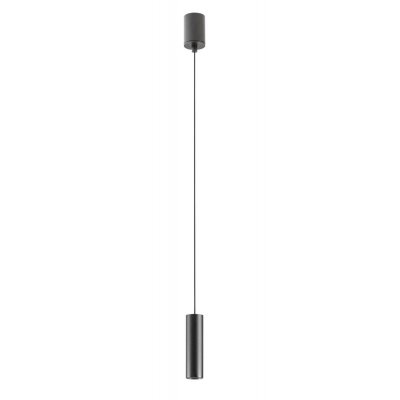 HUCHTE HL 8,6W TRIAC Závěsné bodové svítidlo, základna hliník, povrch bílá/černá/stříbrno-kávová/kouřový nikl, LED 8,6W, teplá 2700K/542lm, 3000K/601lm, stmív. TRIAC, 230V, IP20, tř.1, d=41mm, h=150mm vč. závěs. kabelu l=2230mm, lze zkrátit.