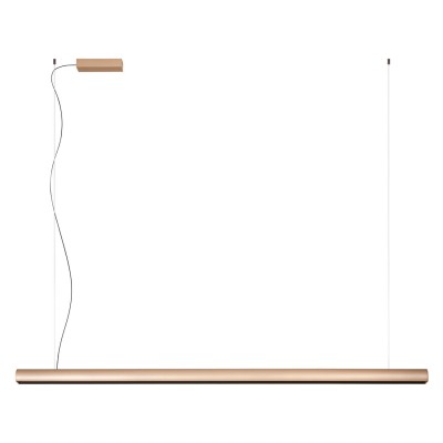 KAMP HL 46,5W CCT Závěsné svítidlo, hliník, povrch černá mat, dif plast opál, LED 46,5W, 2109lm, přepín. CCT teplá 3000K-neutr 4000K, stmív TRIAC, Ra90, 230V, IP20, 1800x57x68mm, vč závěs lanka l=2082mm, lze zkr