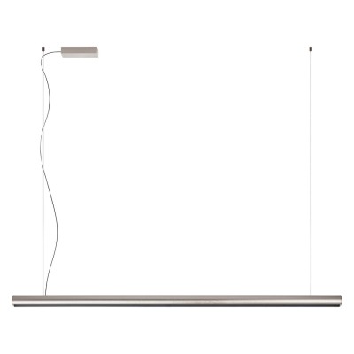 KAMP HL 46,5W CCT Závěsné svítidlo, hliník, povrch kouřový nikl, dif plast opál, LED 46,5W, 2109lm, přepín. CCT teplá 3000K-neutr 4000K, stmív TRIAC, Ra90, 230V, IP20, 1800x57x68mm, vč závěs lanka l=2082mm, lze zkr