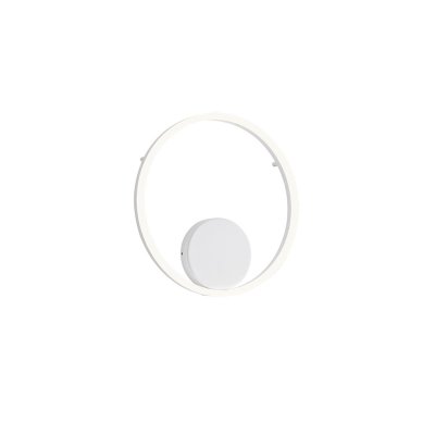 CIRCULUM 40,5W DALI Stropní nebo nástěnné svítidlo, těleso hliník, povrch bílá, difuzor plast opál, LED 40,5W, 3755lm, neutrální 4000K, stmív. DALI, Ra80, IP20, tř.1, rozměry d=600mm.