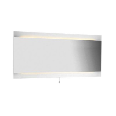 TREH Zrcadlo s osvětlením, pro zářivku 2x21W/28W, G5, 230V, zvýšené krytí IP44, rozměry dle typu svítidla, s vypínačem, včetně světelného zdroje