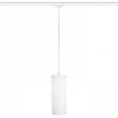 VICTORINO PENDANT 1x15W E27 Závěsné svítidlo na třiokrouhlou napájecí lištu, těleso kov, difuzor sklo opál, pro žárovku 1x15W, E27, 230V, IP20, tř.2. rozměry d=120mm h=325mm, včetně závěsu l=1625mm, lze zkrátit