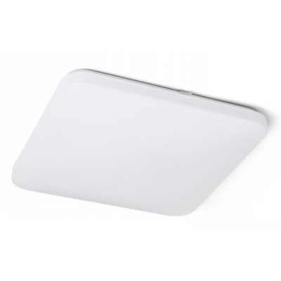 JERNDAL čtvercové Stropní přisazené svítidlo, čtvercové, základna plast bílá, difuzor plast opál, LED 1x76W, teplá 3000K, 5320lm, Ra80, 230V, IP20, tř.1. rozměry 630x630x75mm