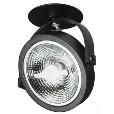 NERNA stmívatelné Stropní, podhledové bodové svítidlo, nast směr svícení, těleso kov, povrch lak černá mat, LED 1x12W, teplá 3000K, 600lm, Ra80, stmív TRIAC, 230V, IP20, tř.1. rozměry d=137mm h=145mm