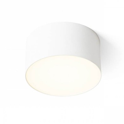 CORIANA R LED 10W Stropní, přisazené svítidlo, těleso kov, povrch bílá, difuzor plast opál, LED 10W, 600lm, teplá 3000K, Ra80, 230V, IP20, rozměry d=123mm, h=60mm