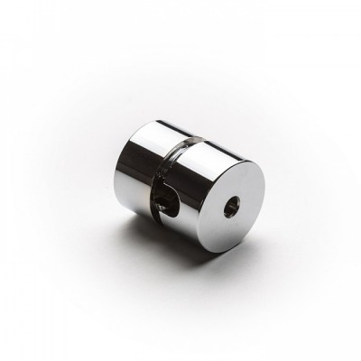 HELENIE PK Příchytka kabelu pro svítidlo, těleso plast povrch chrom, pro kabel d=5mm,  rozměry d=20mm, h=22mm