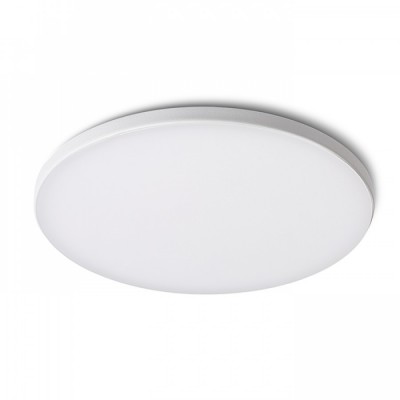 DILLINGEN R Stropní, podhledové svítidlo, kruhové, rámeček bílá, LED 18W, 1800lm, teplá 3000K, Ra80, 230V, IP20, rozměry d=200mm, h=10mm, trafo na kabelu