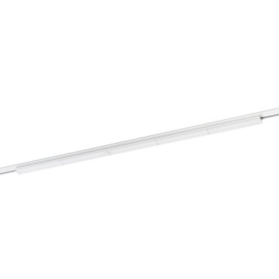 LINESE track Lineární svítidlo, plast, bílá, difuzor opál, LED 50W, 'přepín příkon 35W, 40W, 45W, 8000lm,  teplá 3000K, vyzař úhel 90°, Ra80, 230V, IP20, rozměry l=1500mm, 60x12mm, do 3F lišty NORDIC Alumini