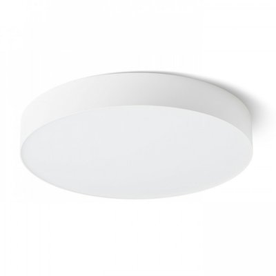 CORIANA R LED 50W Stropní, přisazené svítidlo, těleso kov, bílá, difuzor plast opál, LED 50W, 3750lm, přepín CCT teplá 3000K/neutrální 4000K/denní 6000K, Ra80, stmívatelné TRIAC, 230V, IP20, rozměry d=400mm, h=58mm