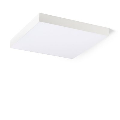 CORIANA SQ LED 100W Stropní, přisazené svítidlo, kov, bílá, difuzor plast opál, LED 100W, 7500lm, přepínač CCT teplá 3000K/neutrální 4000K/denní 6000K, Ra80, stmív TRIAC, 230V, IP20, rozměry 600x600x68mm