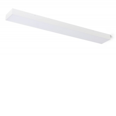 CORIANA RE LED 60W Stropní, přisazené svítidlo, kov, bílá, difuzor plast opál, LED 60W, 4500lm, teplá 3000K, Ra80, stmív TRIAC, Ra80, 230V, IP20, rozměry 1155x150x58mm